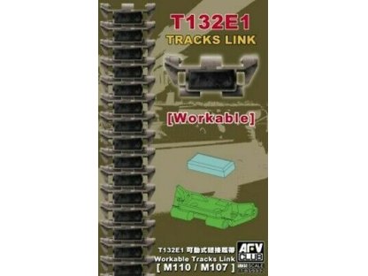 AFV CLUB 1/35 T132E1 Track Links Workable [M110/107]