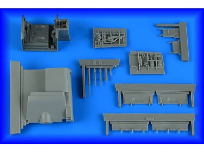 AIRES 1/48 Harrier T.2/T.4/T.8 wheel bay for KIN