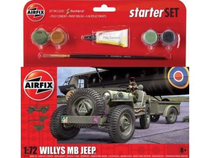 AIRFIX 1/72 Gift Set - Jeep MB