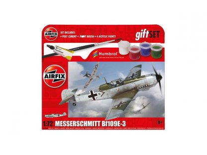 AIRFIX 1/72 Gift Set - Messerschmitt Bf 109E-3