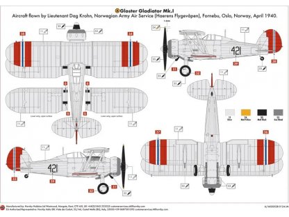 AIRFIX 1/72 Gloster Gladiator Mk.I/Mk.II