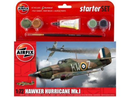 AIRFIX 1/72 Hanging Gift Set Hawker Hurricane Mk.I 1/72