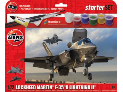 AIRFIX 1/72 Starter Set Lockheed Martin F-35 B Lightning II