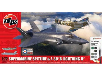 AIRFIX 1/72 Supermarine Spitfire Mk.Vc & F-35B Lightning II Then & Now