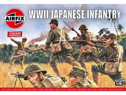 AIRFIX 1/76 Japanese Infantry Classic Kit VINTAGE