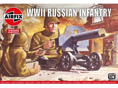 AIRFIX 1/76 Russian Infantry Classic Kit VINTAGE