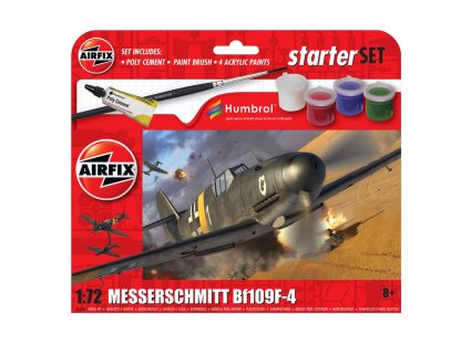 AIRFIX 55014 1/72 Starter Set - Messerschmitt Bf109F-4 