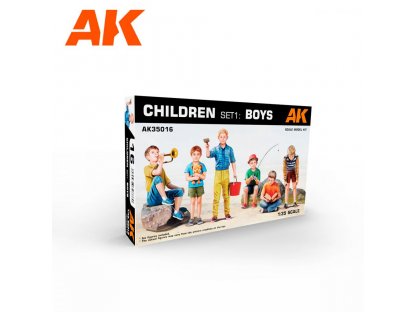 AK INTERACTIVE 1/35 Children Set 1: Boys
