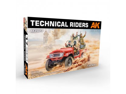 AK INTERACTIVE 1/35 Technical Riders
