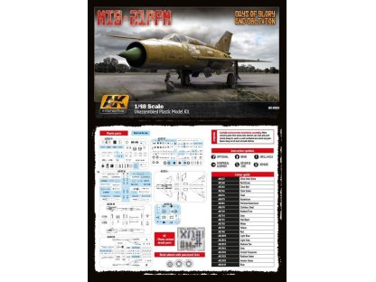 AK INTERACTIVE 1/48 MiG-21PFM Fishbed exEDU