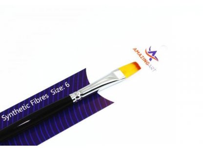 AMAZING 13036 Brush Synthenthic Flat 6