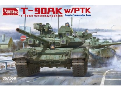 AMUSING 35A056 1/35 T-90AK w/PTK Russia Commander Tank