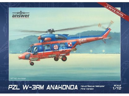 ANSWER 1/72 PZL W-3RM Anakonda Naval Rescue Helicopter First Version