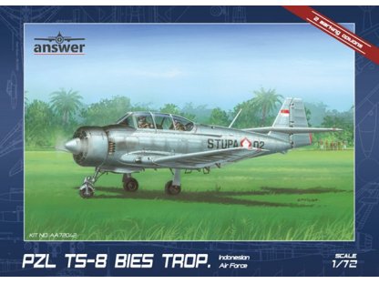 ANSWER AA72042 1/72 PZL TS-8 Bies Trop Indonesian Air Force