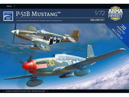 ARMA 70069 1/72 P-51B Mustang Deluxe Set