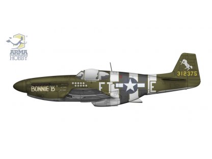 ARMA 70069 1/72 P-51B Mustang Deluxe Set