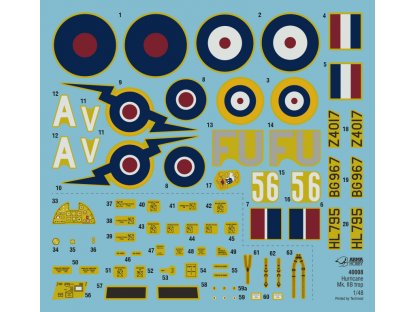 ARMA HOBBY 1/48 Hurricane Mk.IIB/IIB Trop 