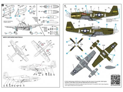 ARMA HOBBY 1/72 P-51B/C Mustang Expert Set