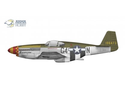 ARMA HOBBY 1/72 P-51B Mustang
