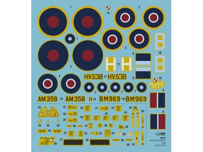 ARMA HOBBY 40012 1/48 Hurricane Mk IIb Reconnaissance