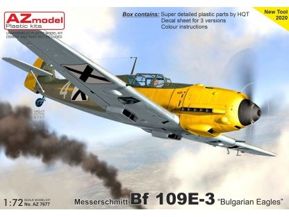 AZ MODEL 1/72 Bf 109E-3 Bulgarian Eagles