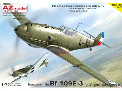 AZ MODEL 1/72 Bf 109E-3 In Yugoslavian Service
