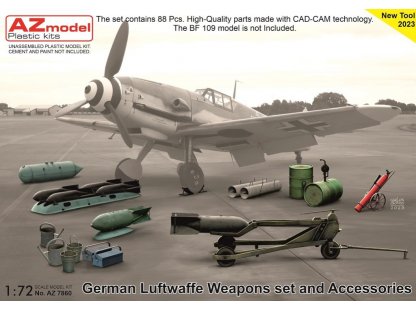 AZ MODEL 1/72 German Luftwaffe Weapons set and Accessories