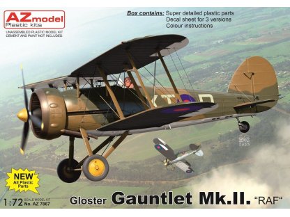 AZ MODEL 1/72 Gloster Gauntlet Mk.II RAF 