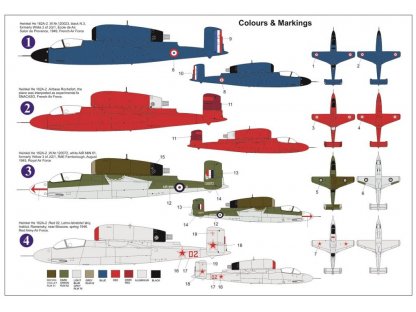 AZ MODEL 1/72 Heinkel He 162A-2 Post War 