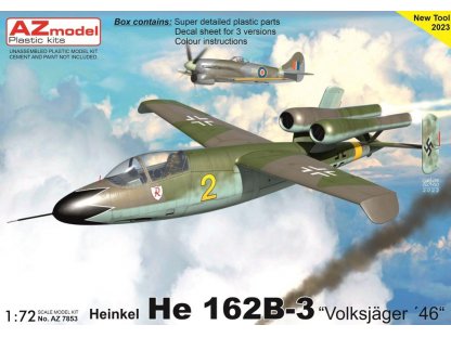 AZ MODEL 1/72 Heinkel He 162B-3 1946