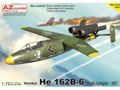 AZ MODEL 1/72 Heinkel He 162B-6 1946