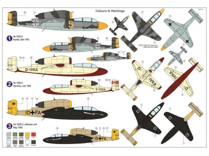 AZ MODEL 1/72 Heinkel He 162S-2 Trainer Jet 1946