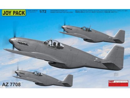 AZ MODEL 1/72 P-51B/C Mustang JOY PACK (3-in-1, no decals)