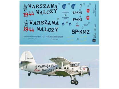BIGMODEL Vinci 1/48 48001 Decals An-2 Warszawa Walczy