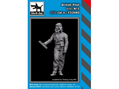 BLACKDOG 1/32 British pilot WWI No.1 (1 fig.)