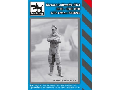 BLACKDOG 1/32 German Luftwaffe pilot 1940-45 No.8 (1 fig.)