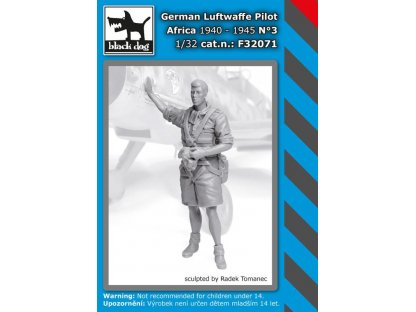 BLACKDOG 1/32 German Luftwaffe pilot Africa 1940-45 No.3