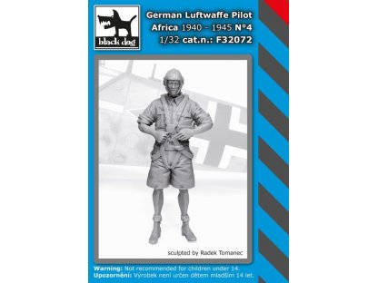 BLACKDOG 1/32 German Luftwaffe pilot Africa 1940-45 No.4