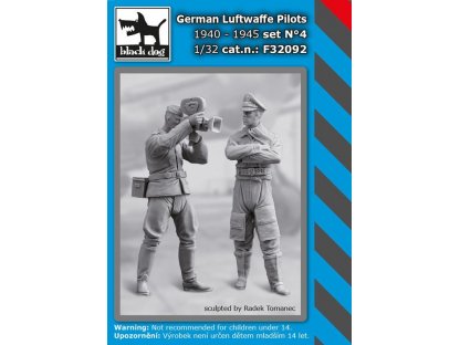 BLACKDOG 1/32 German Luftwaffe pilots 1940-45 No.4 (2 fig.)