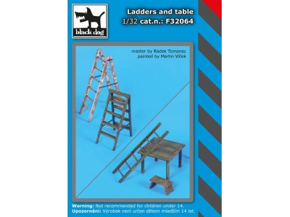 BLACKDOG 1/32 Ladders and table