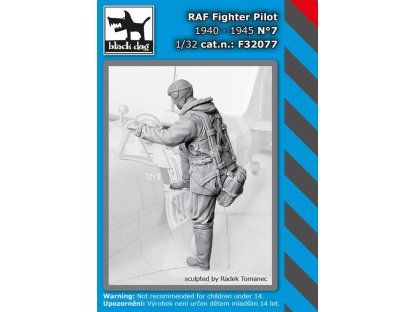 BLACKDOG 1/32 RAF Fighter pilot 1940-45 No.7 (1 fig.)