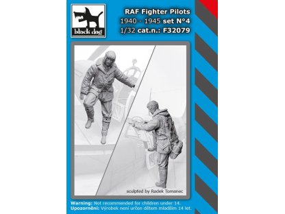 BLACKDOG 1/32 RAF Fighter pilots 1940-45 set No.4 (2 fig.)