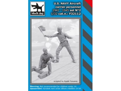 BLACKDOG 1/32 US NAVY aircraft carrier personnel set 1941-45