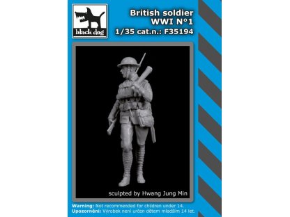 BLACKDOG 1/35 British Soldier WWI No.1 (1 fig.)