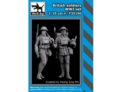 BLACKDOG 1/35 British Soldiers WWI set (2 fig.)