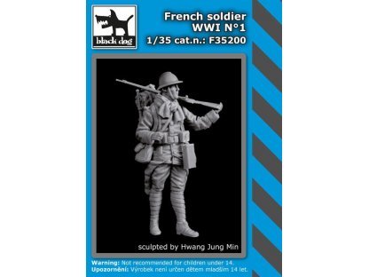 BLACKDOG 1/35 French soldier WWI No.1 (1 fig.)