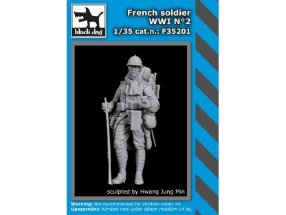 BLACKDOG 1/35 French soldier WWI No.2 (1 fig.)