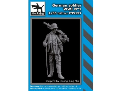 BLACKDOG 1/35 German Soldier WWI No.1 (1 fig.)