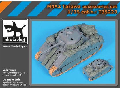 BLACKDOG 1/35 M4A2 Tarawa accessories set (DRAG)