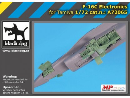 BLACKDOG 1/72 F-16C electronics for TAM